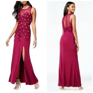 Say Yes To The Prom Womens Illusion Gown Dress Size Small